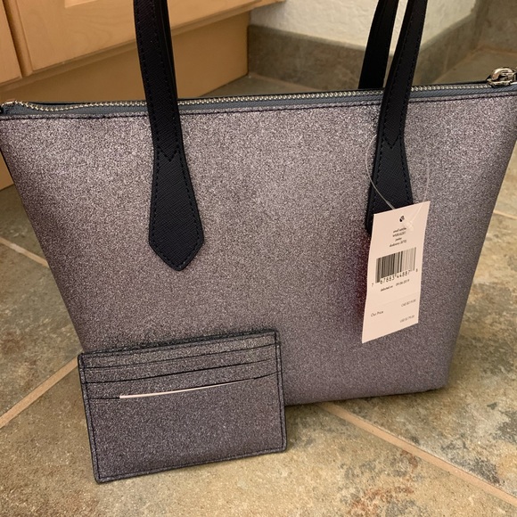 KATE SPADE JOELEY SMALL SATCHEL BLUE CARD HOLDER - Picture 2 of 8